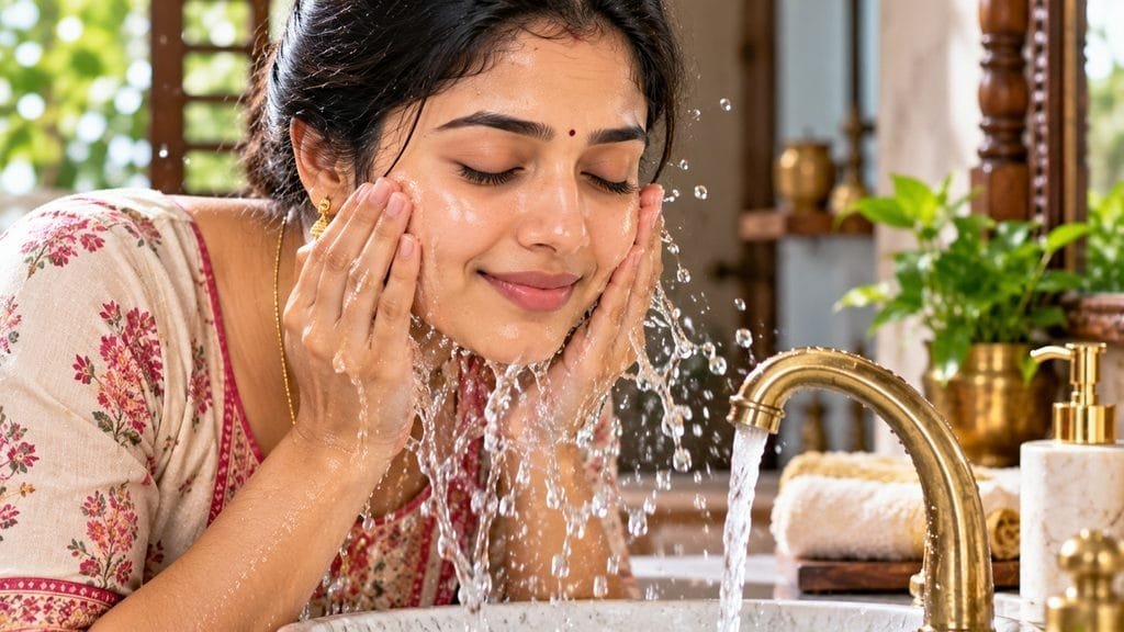 நவராத்திரி ஃபேஸ் பேக் 2026: கடலை மாவு கஸ்தூரி மஞ்சள் மேஜிக் 3 ஃபேஸ் பேக் கழுவும் சரியான முறை மற்றும் மசாஜ் குறிப்புகள் தமிழ்